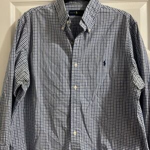Men’s Ralph Lauren Button-Down Long Sleeve Shirt, Large